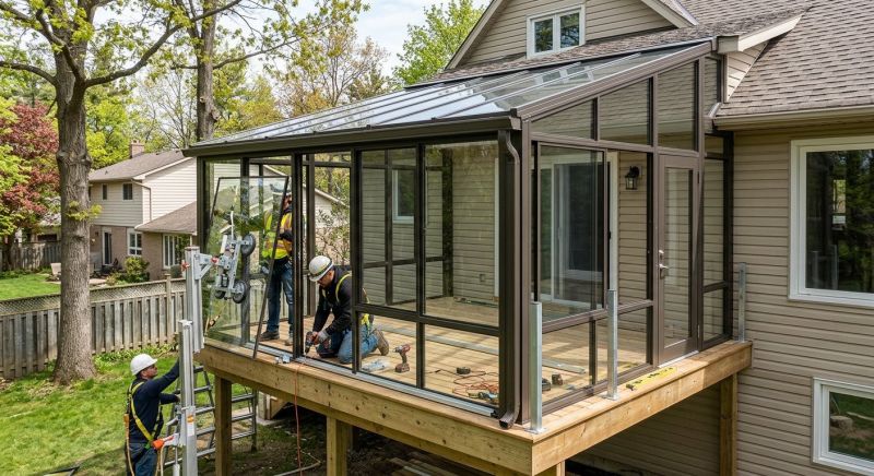 Enclosed Deck Installation in Knoxville, TN