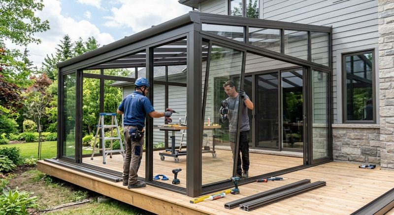 Enclosed Patio Installation in Nashville, TN