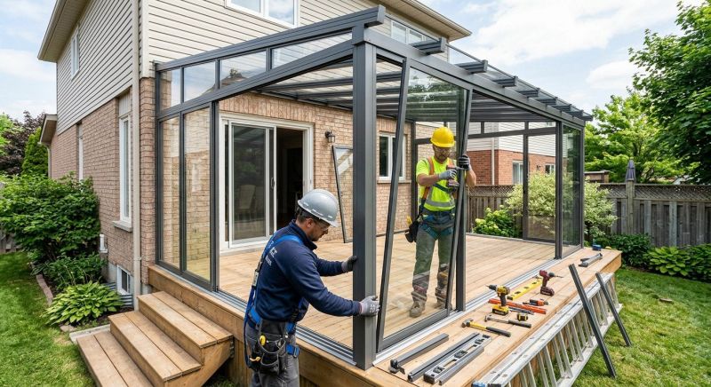 Enclosed Patio Installation in Boulder, CO