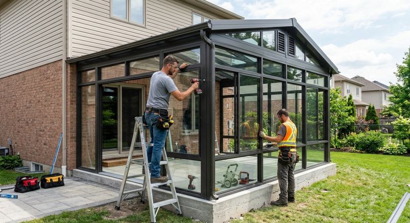 Patio Enclosure Installation in Asheville, NC